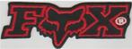 Fox Racing stoffen opstrijk patch embleem #6, Verzenden