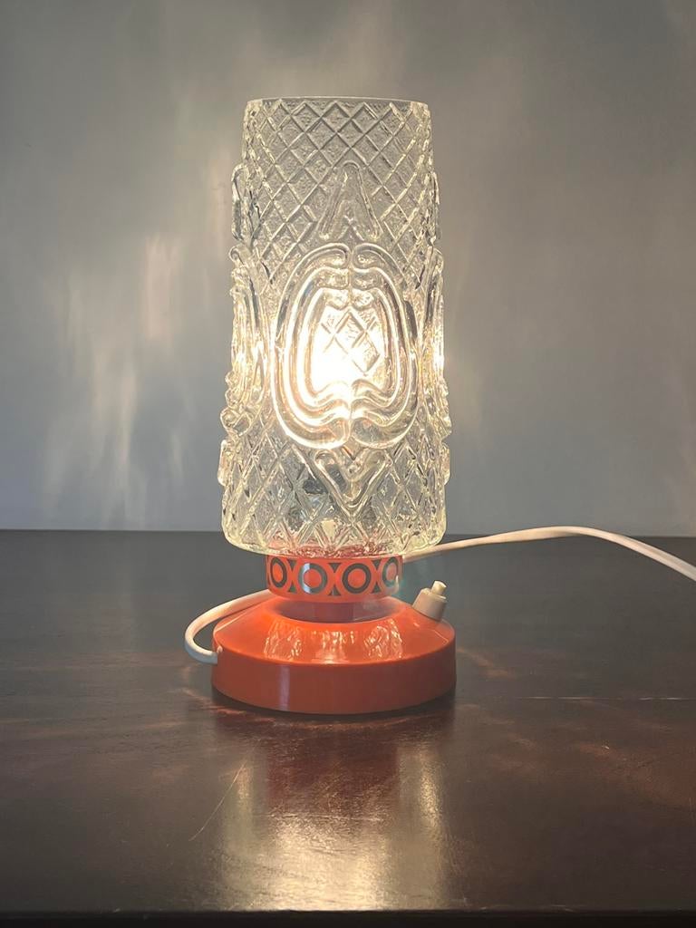 Retro tafellamp jaren 70, Ophalen of Verzenden