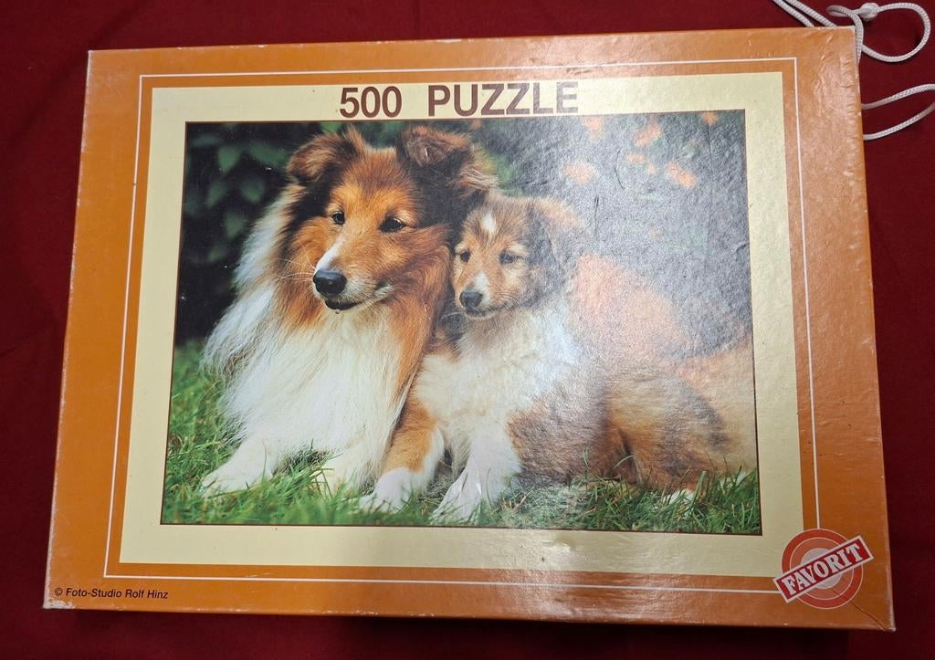 Puzzel : Lassie (Collie honden) / 500 stukken / Favorit, Ophalen of Verzenden, Legpuzzel