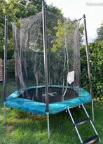 Trampoline hexagonal Decathlon 240+filet de sécurité+échelle, Enlèvement ou Envoi, Utilisé