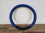 Blauwe lederen race stuurhoes – grip & stijl 38 cm, Neuf, -, -, -
