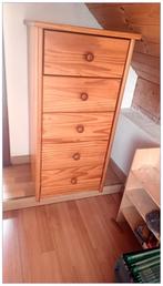 Caisson à tiroirs sur roulettes, effet chêne, Maison & Meubles, Enlèvement, Avec roues, Comme neuf, Bureau