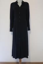 AMPER GEDRAGEN! Lange zwarte jurk - OBJECT - S, Kleding | Dames, Ophalen of Verzenden, Onder de knie, Object, Zo goed als nieuw