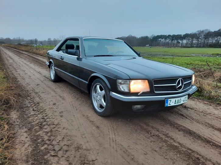 Mercedes W126 500sec oldtimer originele staat full option, Auto's, Oldtimers, Bedrijf, Te koop, Mercedes-Benz, Benzine, Coupé