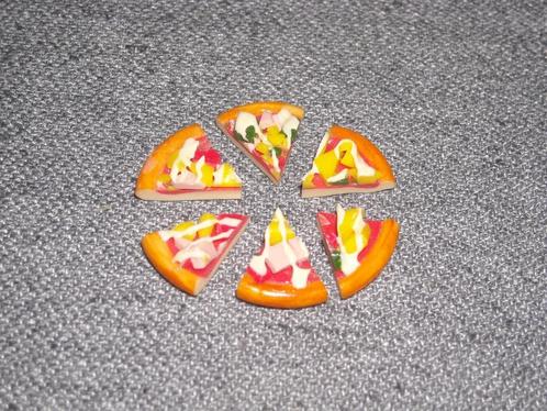 6 pizzapunten, Verzamelen, Poppenhuizen en Toebehoren, Gebruikt, Ophalen of Verzenden