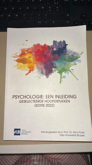 Gina Rossi - Psychologie, een inleiding, 2e custom editie beschikbaar voor biedingen