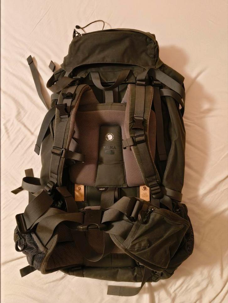 Fjall Raven Kajka 65W rugzak, Handtassen en Accessoires, Tassen | Rugtassen, Zo goed als nieuw, Ophalen
