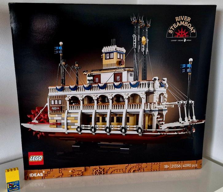 Lego 21356 River Steamboat, Kinderen en Baby's, Speelgoed | Duplo en Lego, Nieuw, Lego, Complete set, Ophalen of Verzenden