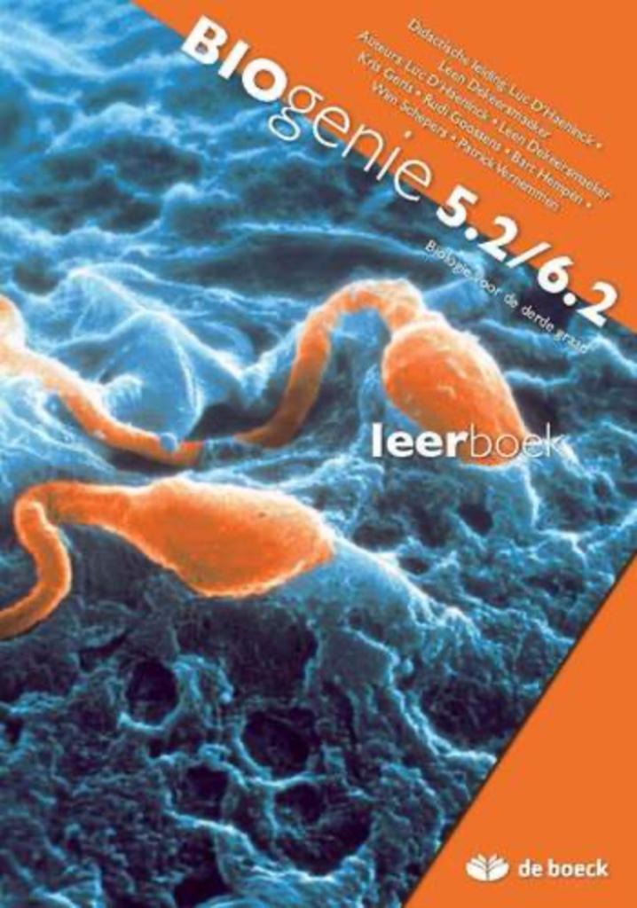 BIOgenie 5.2/6.2 leerboek, Boeken, Schoolboeken, Zo goed als nieuw, Biologie, ASO, Ophalen of Verzenden