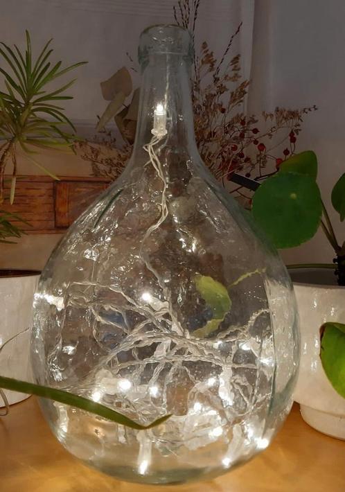 Unieke glazen bolkruiken/vazen zie beschrijving, Antiek en Kunst, Antiek | Glaswerk en Kristal, Ophalen of Verzenden