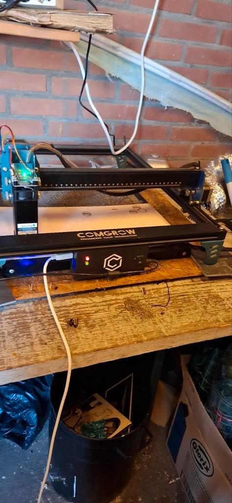 Comgrow z1 lasergraveermachine, Hobby en Vrije tijd, Elektronica-componenten, Zo goed als nieuw, Ophalen of Verzenden