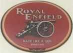 Royal Enfield 3D doming sticker, Verzenden