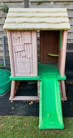Speelhuisje met glijbaan, Kinderen en Baby's, Speelgoed | Buiten | Speeltoestellen, Ophalen, Gebruikt, Glijbaan