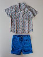 Feestelijk zomersetje short-hemdje jongen maat 86, Enfants & Bébés, Vêtements de bébé | Taille 86, Enlèvement ou Envoi, Utilisé