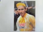 wielerkaart 1962 team gitane  saint raphael  jacques anqueti, Collections, Comme neuf, Envoi