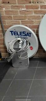 Antenne satellite automatique Teleco 65cm twin, Caravanes & Camping, Camping-car Accessoires, Enlèvement, Comme neuf