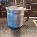 Oude allumuime kookpot(bloempot), Tuin en Terras, Ophalen, Zo goed als nieuw