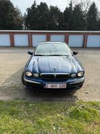 Jaguar x type 2.5 v6 lpg, Auto's, Beige, Blauw, Leder, 5 zetels