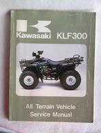 Kawasaki KLF300 handleiding voor terreinvoertuigen, Motoren, Handleidingen en Instructieboekjes, Ophalen of Verzenden, Kawasaki