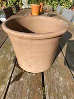 Deroma terracotta bloempot, 25 à 40 cm, Rond, Comme neuf, Enlèvement