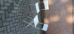 Ijzeren vintage stoelen, Ophalen, Gebruikt