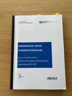 Criminologie van de strafrechtsbedeling, Ophalen, Gelezen, Hoger Onderwijs