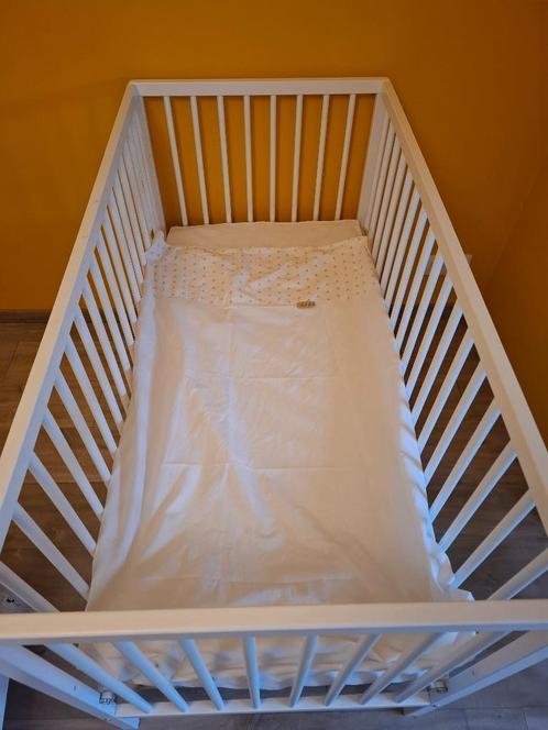 Lakenset okergeel voor babybedje Pericles, Kinderen en Baby's, Dekens, Slaapzakjes en Inbakerproducten, Gebruikt, Deken, 100 cm of meer