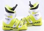 Chaussures de ski 33 34 EU pour enfants HEAD RAPTOR 40, jaun, Carving, Utilisé, Head, Chaussures