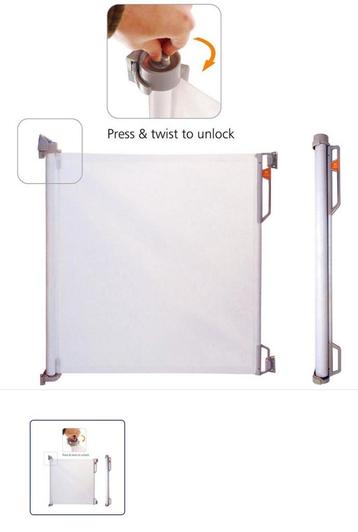 Quax oprolbaar veiligheidshekje, Kinderen en Baby's, Traphekjes, Ophalen of Verzenden, Nieuw, Overige materialen, 115 cm of meer