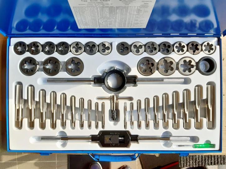 45 Delige M6-24 Tap en Snijset, Doe-het-zelf en Bouw, Gereedschap | Handgereedschap, Zo goed als nieuw, Ophalen