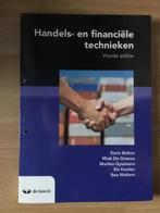 Handels- en financiële technieken boek, Ophalen of Verzenden, Hoger Onderwijs