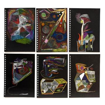 Peter Green (Fleetwood Mac) SET of 6 Psychedelic Artworks beschikbaar voor biedingen