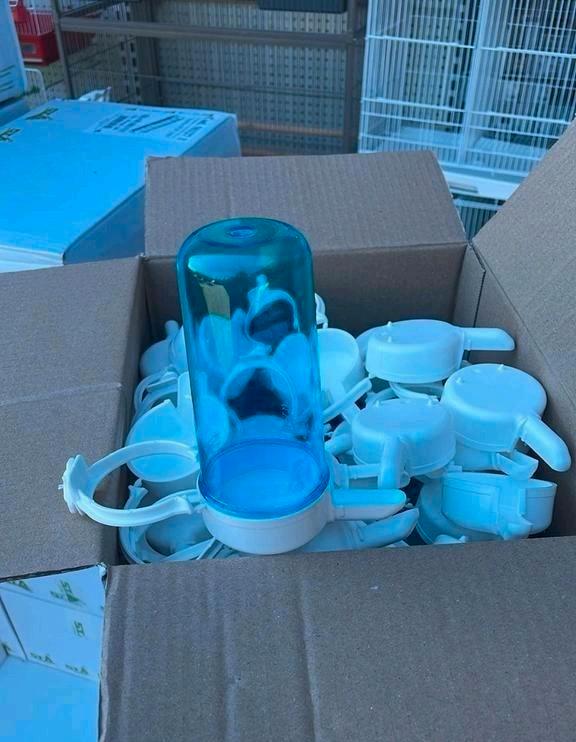 Drinkfontein "LEO" Blauw 200cc STA - Winkel en Webshop, Dieren en Toebehoren, Vogels | Toebehoren, Nieuw, Ophalen