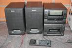 Stereotoren sony met afstandbediening zwart, Ophalen, Gebruikt, Cd-speler, Sony