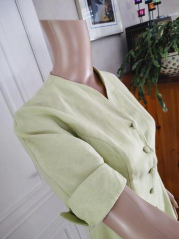 vintage jurk  licht groen van kleur   beschikbaar voor biedingen