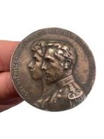 Bronzen medaille 1905 — Prins Albert en prinses Elizabeth, Ophalen of Verzenden, Brons