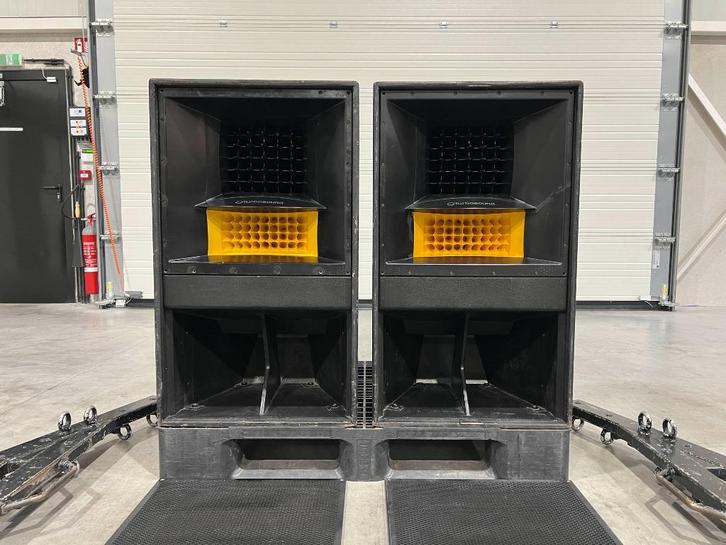 2x Turbosound Aspect TA-500DP powered 15"/10"/2" + rigging, Audio, Tv en Foto, Luidsprekerboxen, Gebruikt, 120 watt of meer, Ophalen of Verzenden