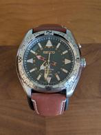 Seiko Horloge SUN051 leder band, Handtassen en Accessoires, Horloges | Heren, Ophalen, Seiko, Staal, Polshorloge