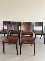 Vintage stoelen set, 6 stuks, Huis en Inrichting, Ophalen of Verzenden, Zo goed als nieuw
