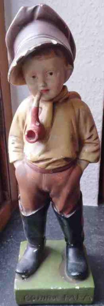  Statuette plâtre "Comme Papa"  beschikbaar voor biedingen