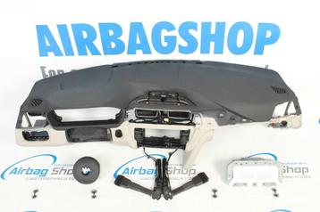Airbag set - Dashboard M zwart beige BMW 3 F30 F31, Enlèvement ou Envoi, Utilisé
