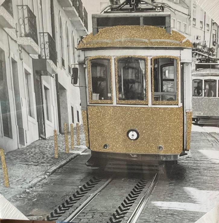 PRACHTIGE canvas, tram! Prachtig met de feestdagen, lees!, Maison & Meubles, Accessoires pour la Maison | Peintures, Dessins & Photos