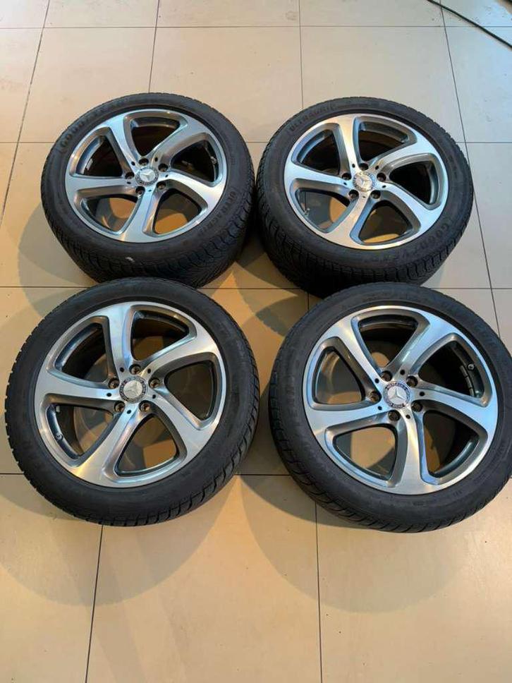 V klasse vito winterset velgen met winterbanden 245/45R18, Auto-onderdelen, Banden en Velgen, Banden en Velgen, Winterbanden, Ophalen