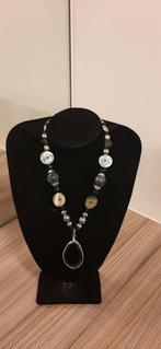 Halsketting met hanger, Handtassen en Accessoires, Kettingen, Verstelbaar, Zwart, Nieuw, Ophalen of Verzenden