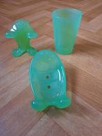 driedelig set voor de badkamer zeepbakje beker houder, Ophalen of Verzenden