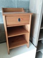 Ikea table de nuit en pin teinté ancienne, Ophalen, Zo goed als nieuw, Hout