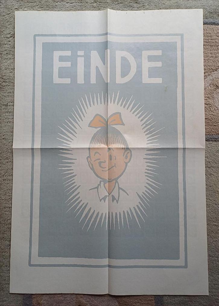 Suske en Wiske poster - Paul Geerts - Zeer goede staat, Verzamelen, Stripfiguren, Zo goed als nieuw, Suske en Wiske, Ophalen of Verzenden