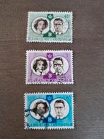 3 postzegels koninklijk huwelijk 1960, Postzegels en Munten, Ophalen