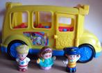 Fisher Price - Autobus scolaire avec sons(NL)+ 3 personnages, Utilisé, Sonore, Enlèvement ou Envoi