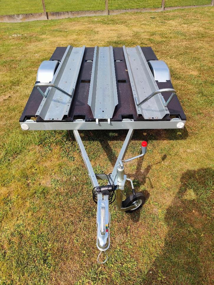 Motoraanhanger / Motortrailer – Remorque Moto – STEMA, Autos : Divers, Remorques, Comme neuf, Enlèvement ou Envoi